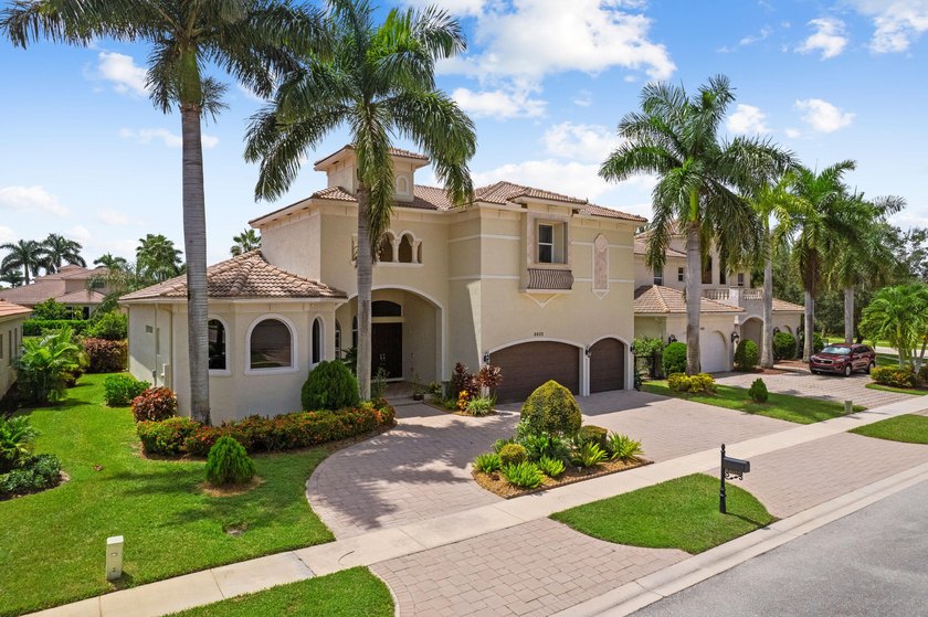 Stunning Mediterranean-style home featuring 5 bedrooms and 6 - Beach Home for sale in Lake Worth, Florida on Beachhouse.com