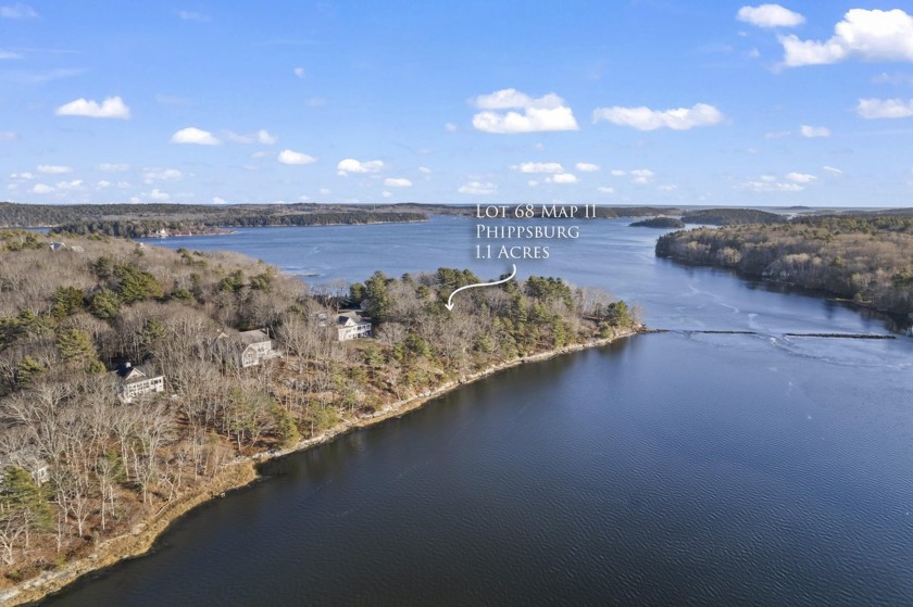 Rare opportunity to build and reside on the opposite shore of - Beach Lot for sale in Phippsburg, Maine on Beachhouse.com