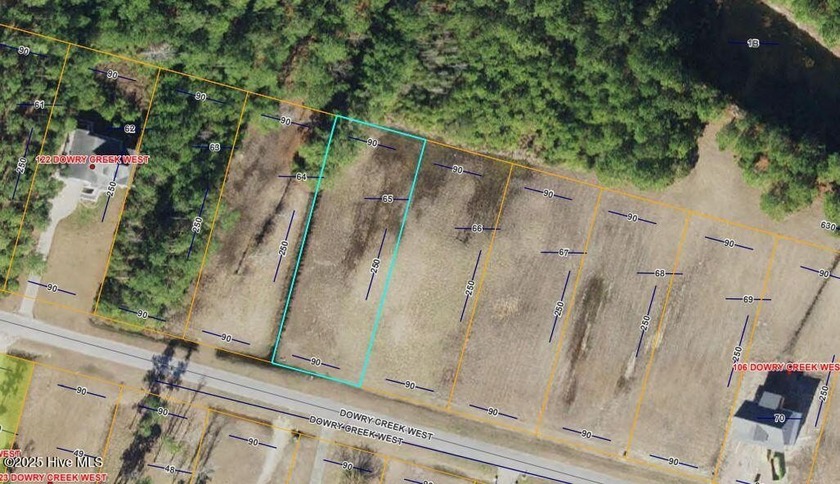 Nice Affordable building lot in the Dowry Creek waterfront - Beach Lot for sale in Belhaven, North Carolina on Beachhouse.com