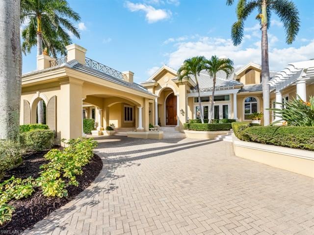 Beautiful custom built Harwick home w/ circular drive and porte - Beach Home for sale in Bonita Springs, Florida on Beachhouse.com