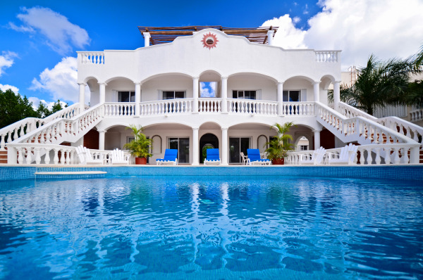 Chango Villa - Cozumel Beach Front Caribbean - 7 Bedrooms - Beach Vacation Rentals in Cozumel, Quintana Roo, Mexico on Beachhouse.com