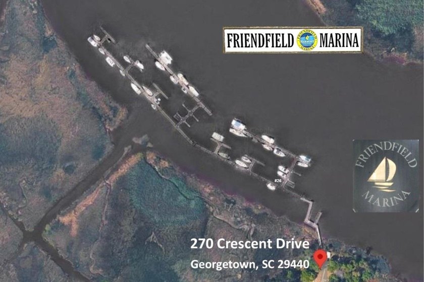 26' Boat Slip at Friendfield Marina on the Sampit River in - Beach Other for sale in Georgetown, South Carolina on Beachhouse.com