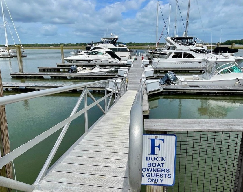 50-foot, deep water slip on F Dock at Bohicket Marina  (offers - Beach Lot for sale in Seabrook Island, South Carolina on Beachhouse.com