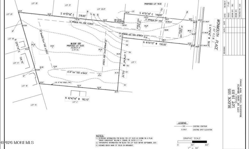 LOT FOR SALE - expansive 0.79 acre buildable lot in Long Branch! - Beach Lot for sale in Long Branch, New Jersey on Beachhouse.com