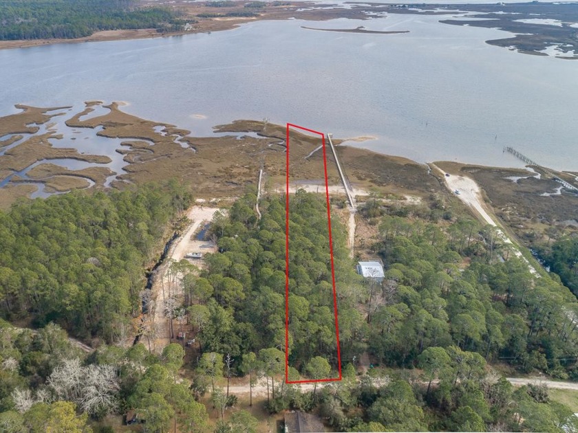 2.4 acre Waterfront property on Dickerson Bay awaits your - Beach Acreage for sale in Panacea, Florida on Beachhouse.com