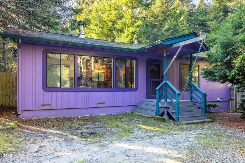 Tucked away down a private drive and embraced by towering - Beach Home for sale in Fort Bragg, California on Beachhouse.com