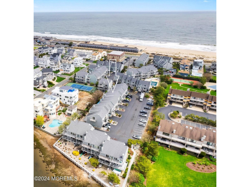 Come for the view at this 3 BR 2.5 bath home in the quiet and - Beach Condo for sale in Sea Bright, New Jersey on Beachhouse.com