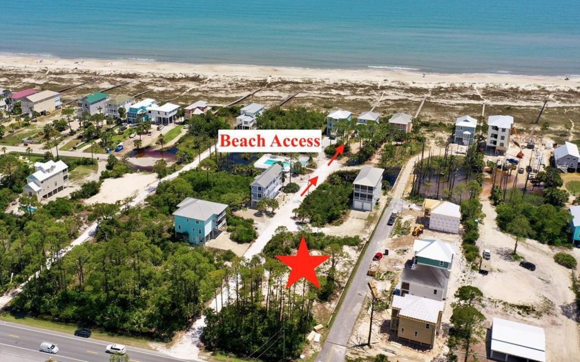 GULF & BAY VIEW 1/2 ACRE lot in the private, gated subdivision - Beach Lot for sale in Cape San Blas, Florida on Beachhouse.com