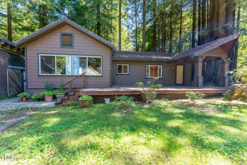 Redwood hideaway near town.. Parklike setting. 1947 classic home - Beach Home for sale in Fort Bragg, California on Beachhouse.com