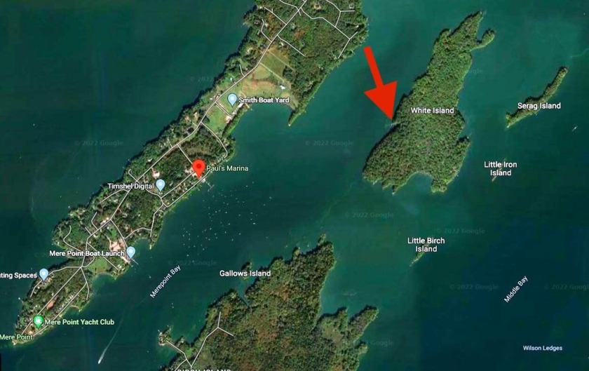 Island getaway! This 3.29 acre waterfront parcel of land has 200 - Beach Acreage for sale in Harpswell, Maine on Beachhouse.com