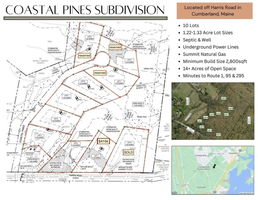 Welcome to Coastal Pines, Cumberland's newest luxury subdivision - Beach Lot for sale in Cumberland, Maine on Beachhouse.com