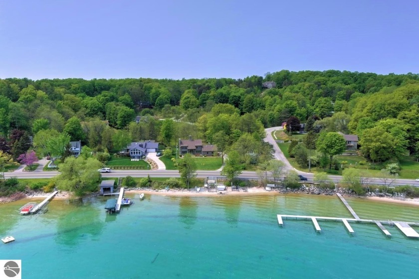 Old Mission Peninsula Home w/ private waterfront. Just over a - Beach Home for sale in Traverse City, Michigan on Beachhouse.com