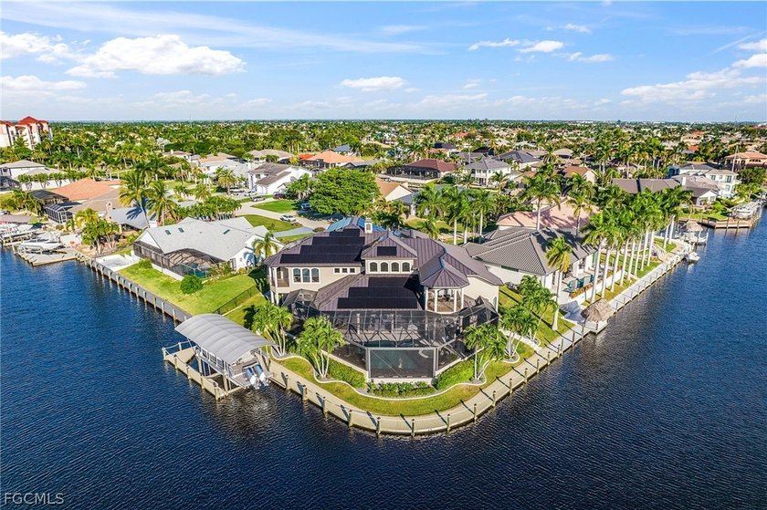 Commanding intersecting, river-like canal views set the stage - Beach Home for sale in Cape Coral, Florida on Beachhouse.com