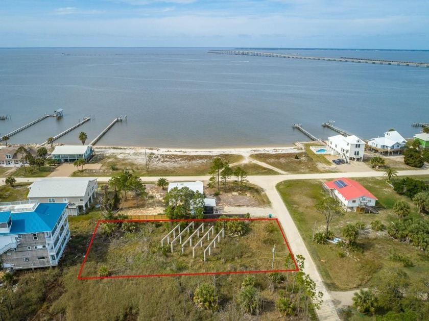 This lot has unobstructed views of the Apalachicola Bay on - Beach Lot for sale in St. George Island, Florida on Beachhouse.com