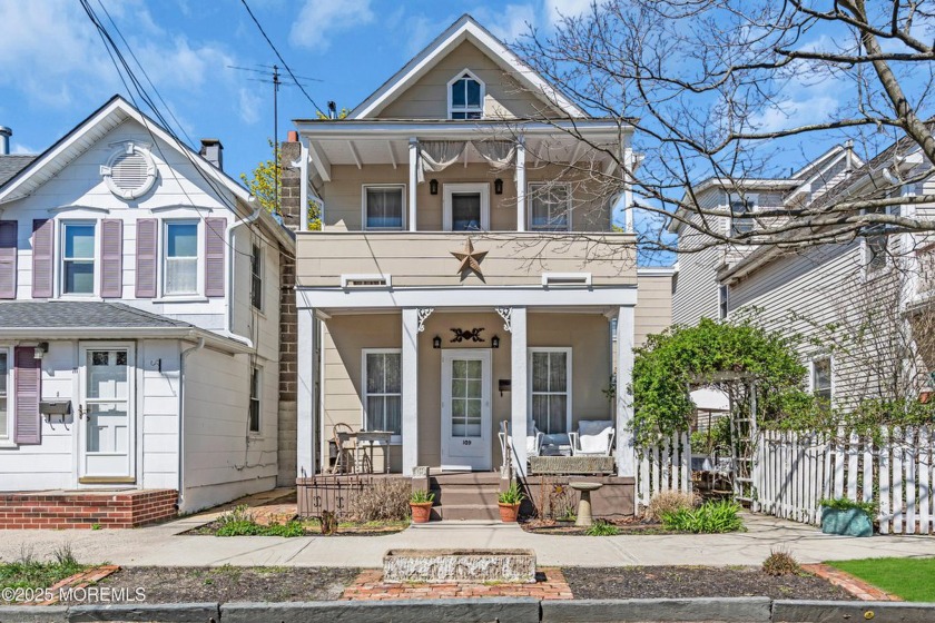This historic Ocean Grove home is located on lovely Webb Avenue - Beach Home for sale in Ocean Grove, New Jersey on Beachhouse.com