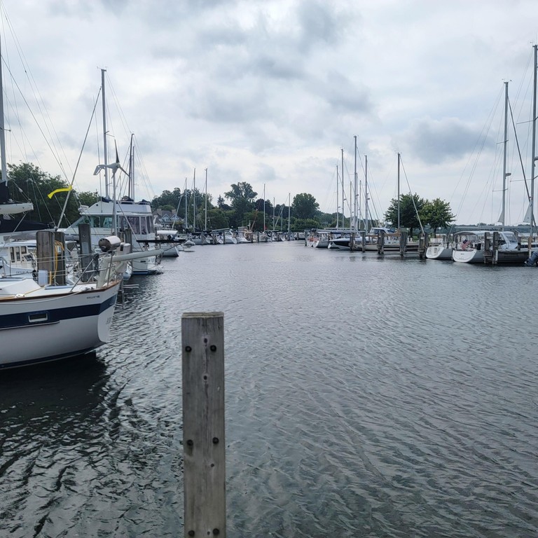 This boat slip is located at Lakeshore Yacht Harbor on Muskegon - Beach Lot for sale in Muskegon, Michigan on Beachhouse.com