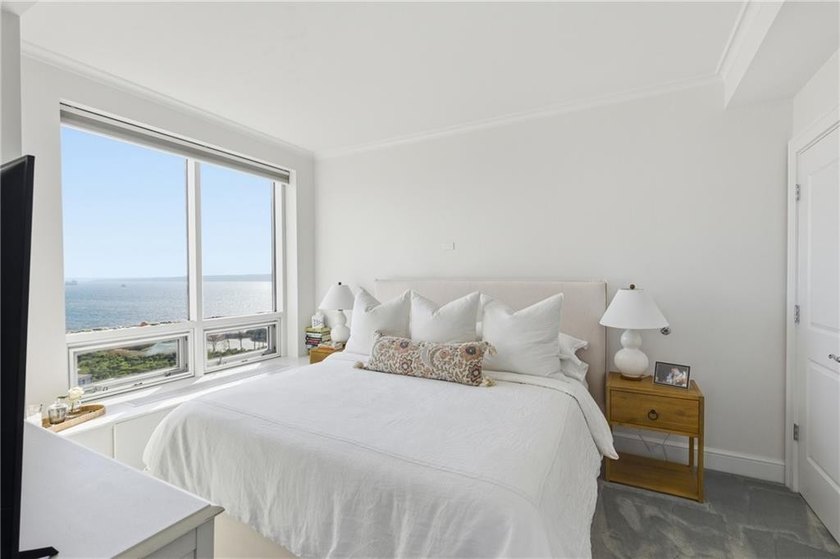 Set high above the shoreline in the prestigious Carnegie Tower - Beach Condo for sale in Portsmouth, Rhode Island on Beachhouse.com