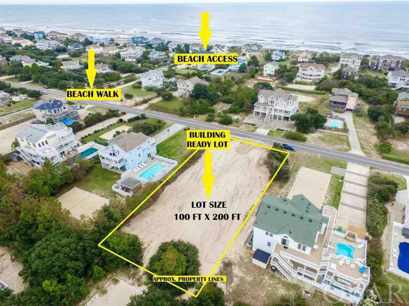 BUILDING READY LOT*. CLEARED, FILLED, GRADED AND READY FOR YOUR - Beach Lot for sale in Corolla, North Carolina on Beachhouse.com