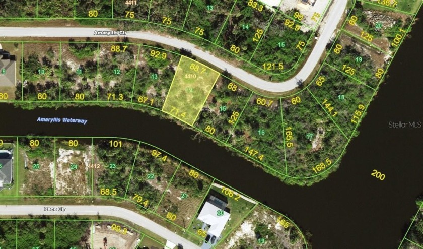 Standard sized WATERFRONT lot located in the highly desirable - Beach Lot for sale in Port Charlotte, Florida on Beachhouse.com