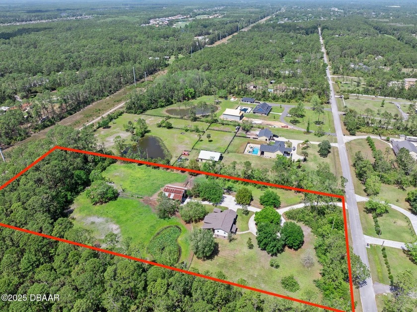 5 Acres, 5 Bedrooms, 3 Pastures, 3 Stall concrete block horse - Beach Home for sale in Ormond Beach, Florida on Beachhouse.com