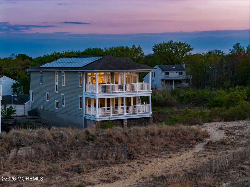 Exceptionally rare beachfront residence offering unobstructed - Beach Home for sale in Middletown, New Jersey on Beachhouse.com