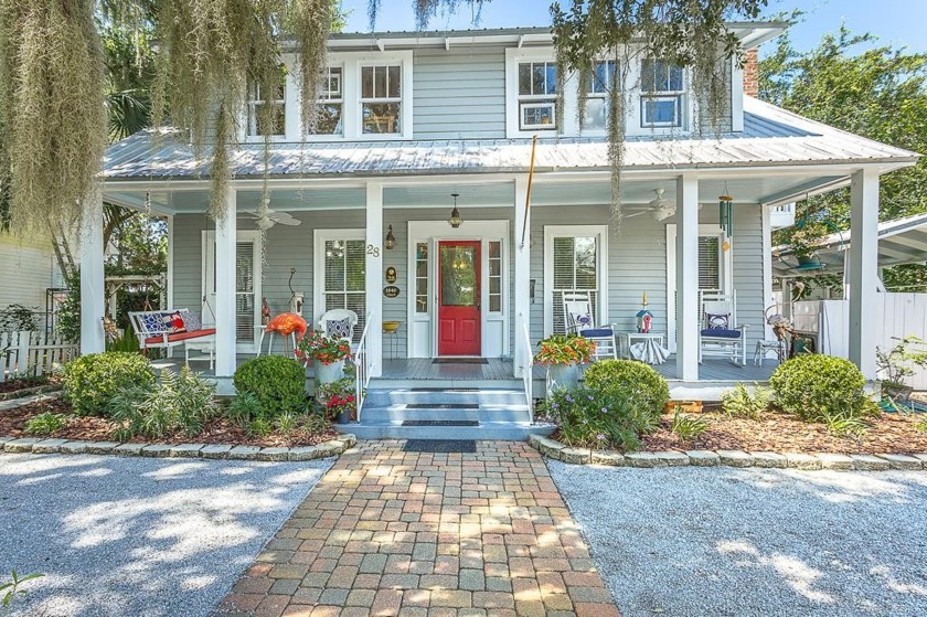 Welcome to southern charm at its finest!  A brick walkway leads - Beach Home for sale in Apalachicola, Florida on Beachhouse.com