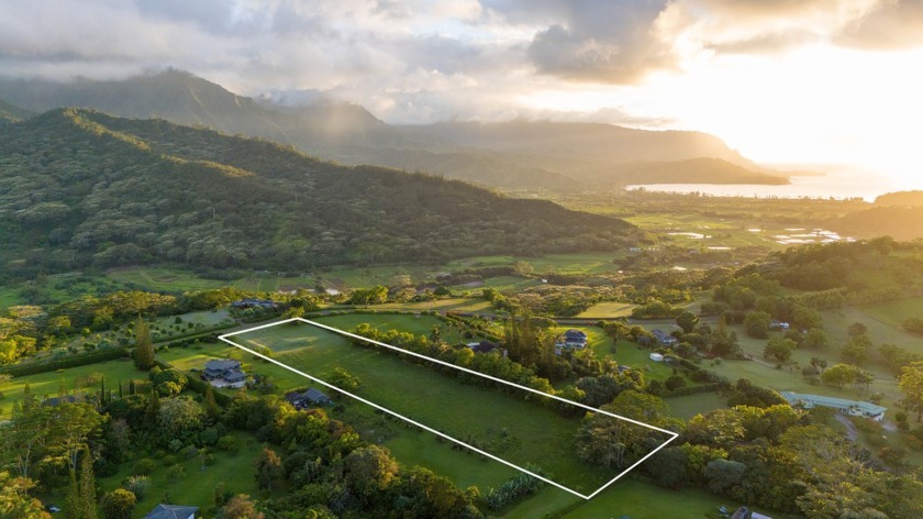 This exceptional property on Kaua'i's north shore spans 3.75 - Beach Acreage for sale in Princeville, Hawaii on Beachhouse.com