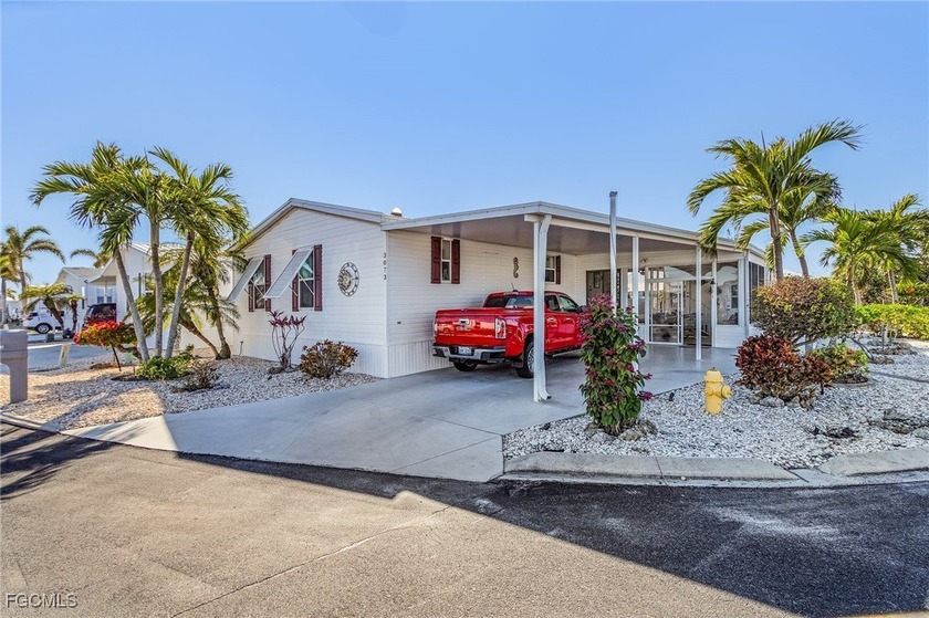 This mobile has much to offer. A 23 x 12 caged inground pool - Beach Home for sale in St. James City, Florida on Beachhouse.com