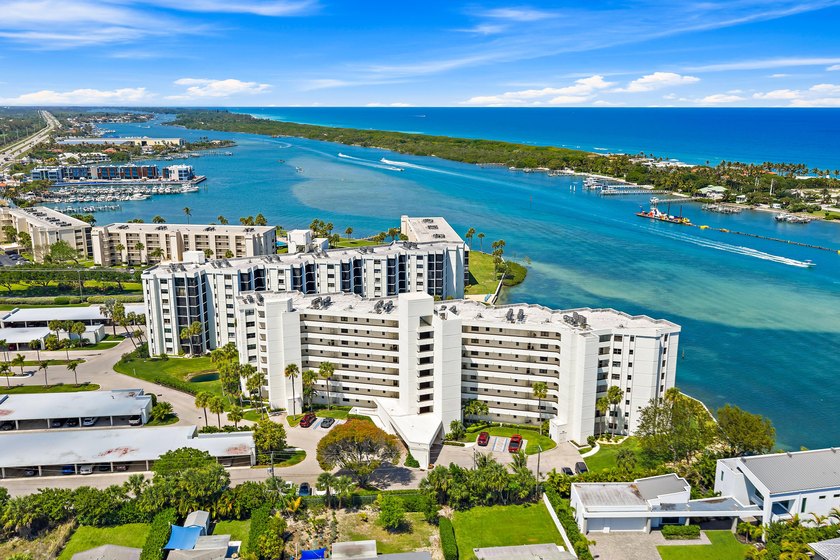 With panoramic views of both the turquoise Intracoastal waters - Beach Condo for sale in Tequesta, Florida on Beachhouse.com