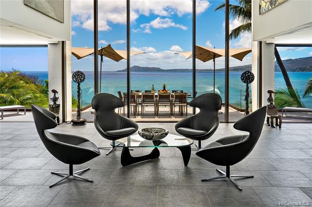*Hale Awa* is a stunning contemporary oceanfront Hawaii estate - Beach Home for sale in Honolulu, Hawaii on Beachhouse.com