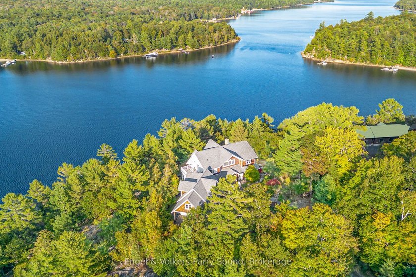 Prestigious Year-Round Georgian Bay Estate | Perched atop a - Beach Home for sale in Carling, ON on Beachhouse.com