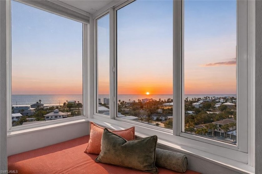 SOME CONDOS HAVE A WATER VIEW ... OCEAN HARBOR 805 IS SURROUNDED - Beach Condo for sale in Fort Myers Beach, Florida on Beachhouse.com