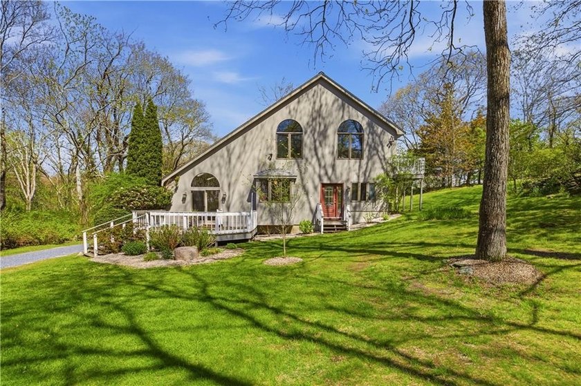 Tucked away in a true wooded sanctuary beside the beautiful - Beach Home for sale in Tiverton, Rhode Island on Beachhouse.com