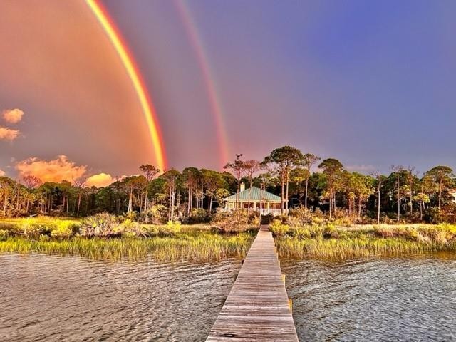Do you want Privacy?  400 feet of waterfront nestled in the lush - Beach Home for sale in St. George Island, Florida on Beachhouse.com