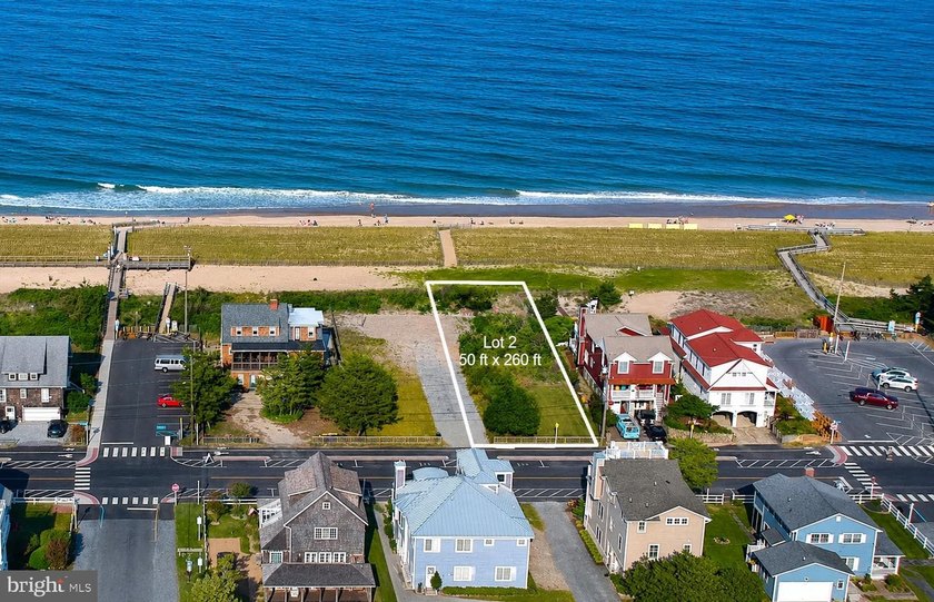 Oceanfront Lot - Rare Offering! This 50' x 260' parcel presents - Beach Lot for sale in Bethany Beach, Delaware on Beachhouse.com