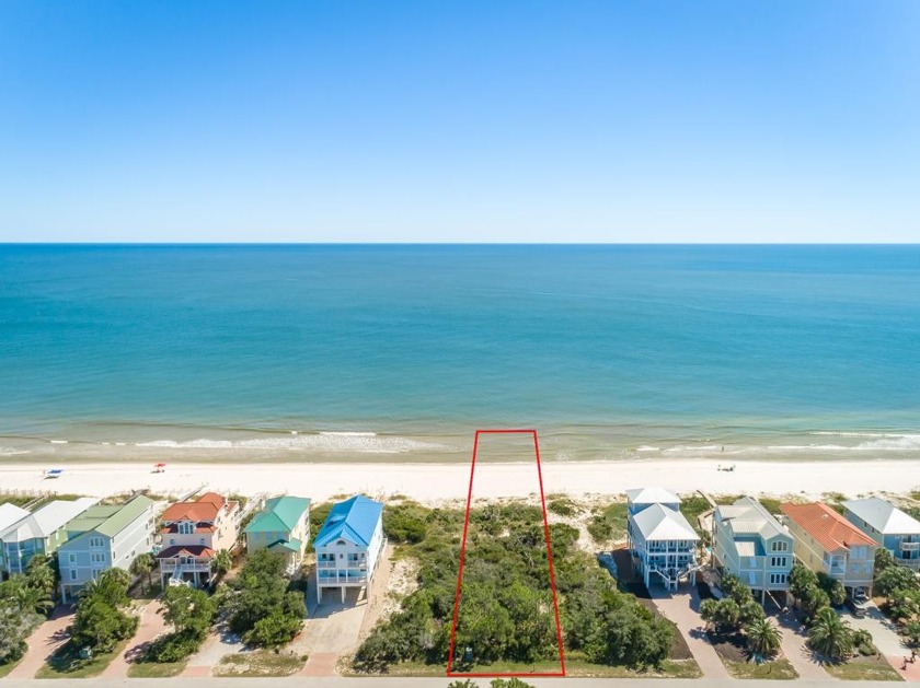 There's nothing like beachfront! This gulf front homesite along - Beach Lot for sale in St. George Island, Florida on Beachhouse.com