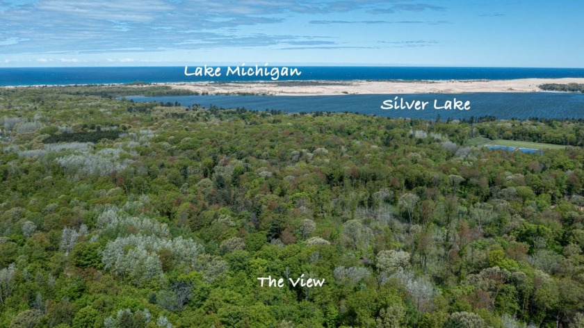 THE VIEW FROM THE TOP! Amazing views of Silver Lake, the Sand - Beach Acreage for sale in Mears, Michigan on Beachhouse.com