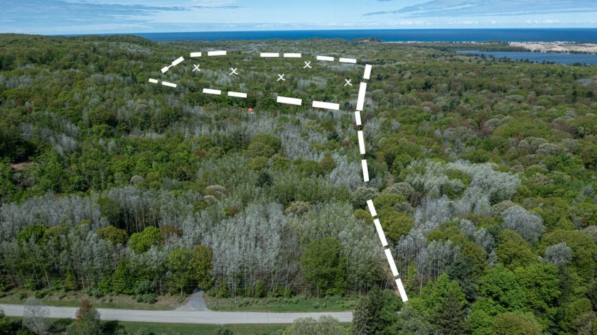 Beautiful wooded 2.6 acres in a quiet  location near Silver Lake - Beach Acreage for sale in Mears, Michigan on Beachhouse.com