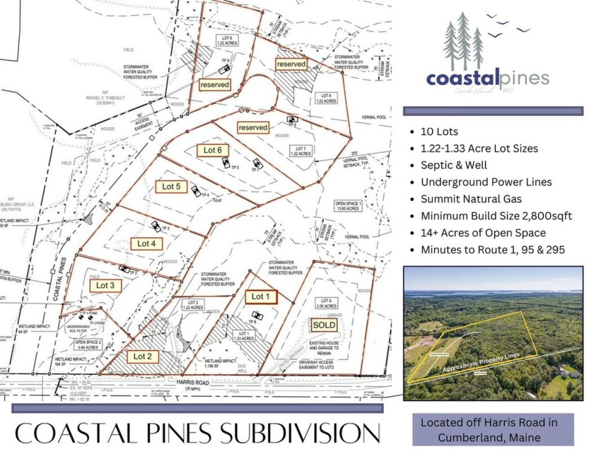 Welcome to Coastal Pines, Cumberland's newest luxury subdivision - Beach Lot for sale in Cumberland, Maine on Beachhouse.com