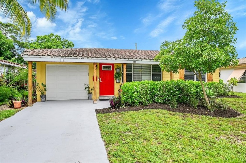 Welcome to this expanded 3-bedroom, 3-bath home with a one-car - Beach Home for sale in Oakland Park, Florida on Beachhouse.com