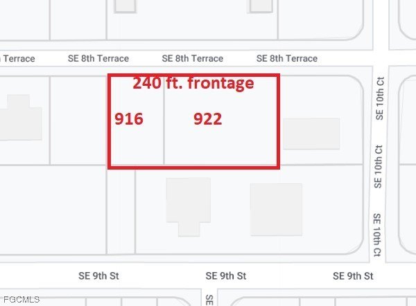 This sale includes property address #916 (appox. quarter acre) - Beach Commercial for sale in Cape Coral, Florida on Beachhouse.com