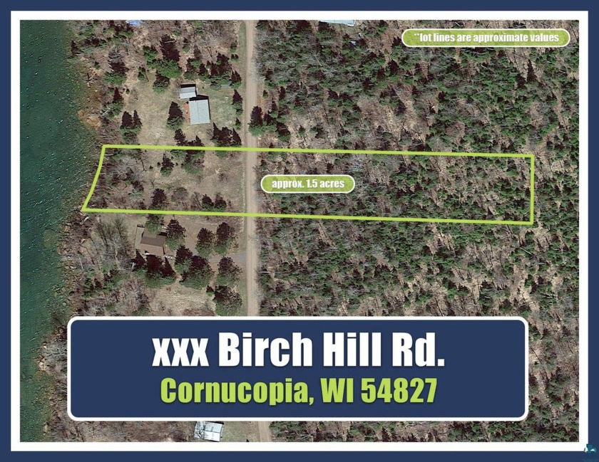 Create your lake life in this quiet Birch Hill area of Spirit - Beach Lot for sale in Cornucopia, Wisconsin on Beachhouse.com