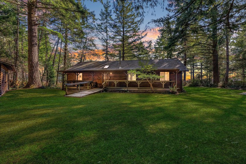 Charming log-style home on a gated, forested lot, complete with - Beach Home for sale in Brookings, Oregon on Beachhouse.com