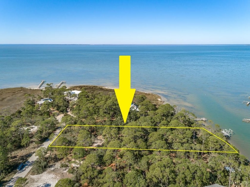 St George Plantation DEEP WATER GULF ACCESS LOT WTH PRIVATE BOAT - Beach Lot for sale in St. George Island, Florida on Beachhouse.com