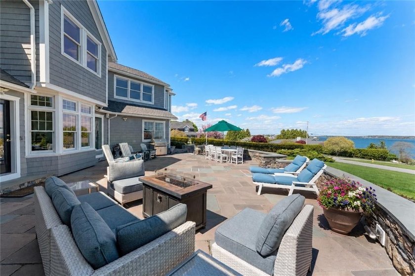 Perched high above the coastline in the prestigious Anawan - Beach Home for sale in Narragansett, Rhode Island on Beachhouse.com