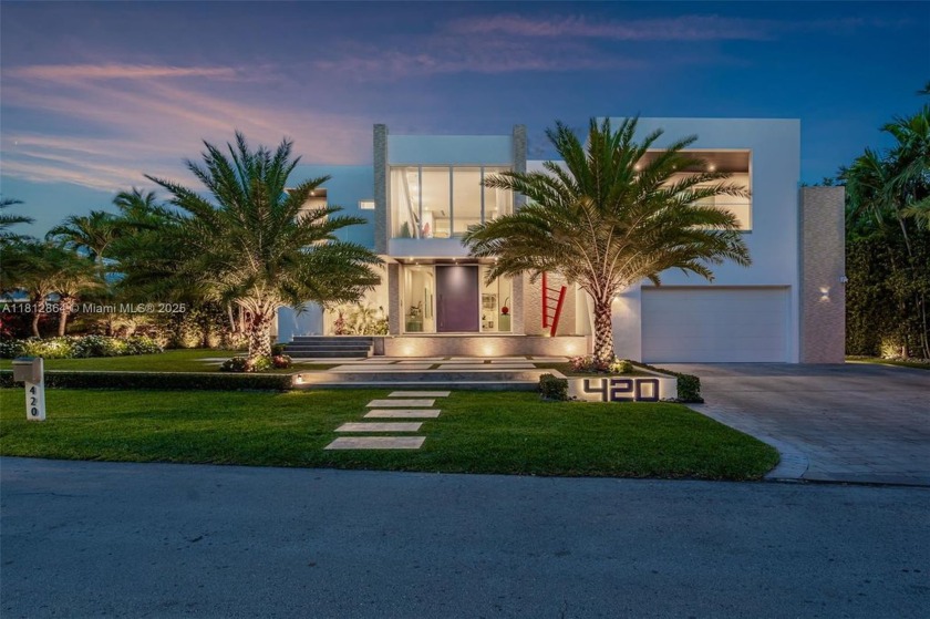 Spectacular and impeccably appointed modern residence situated - Beach Home for sale in Key Biscayne, Florida on Beachhouse.com