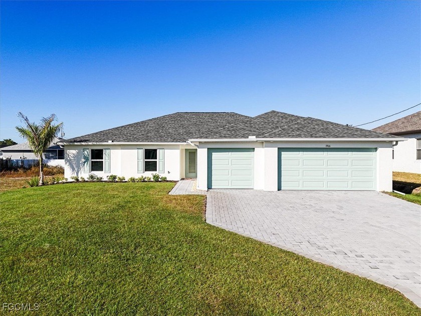 UNBELIEVABLE PRICE FOR A NEW CONSTRUCTION POOL HOME WITH FENCE! - Beach Home for sale in Cape Coral, Florida on Beachhouse.com