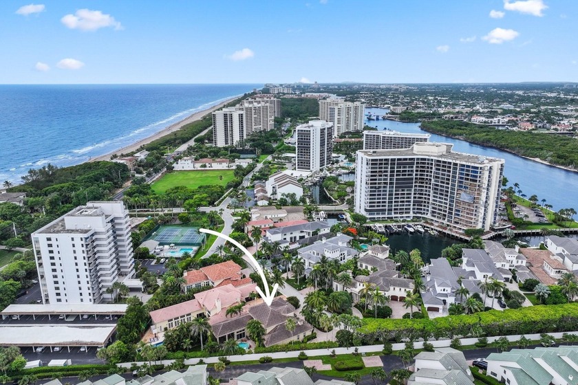 Hidden in the gated enclave of Grand Cay Estates, this exquisite - Beach Home for sale in Highland Beach, Florida on Beachhouse.com