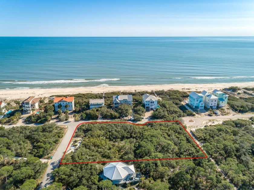 Rare X Flood Zone first tier lot! Amazing one acre lot in the St - Beach Lot for sale in St. George Island, Florida on Beachhouse.com
