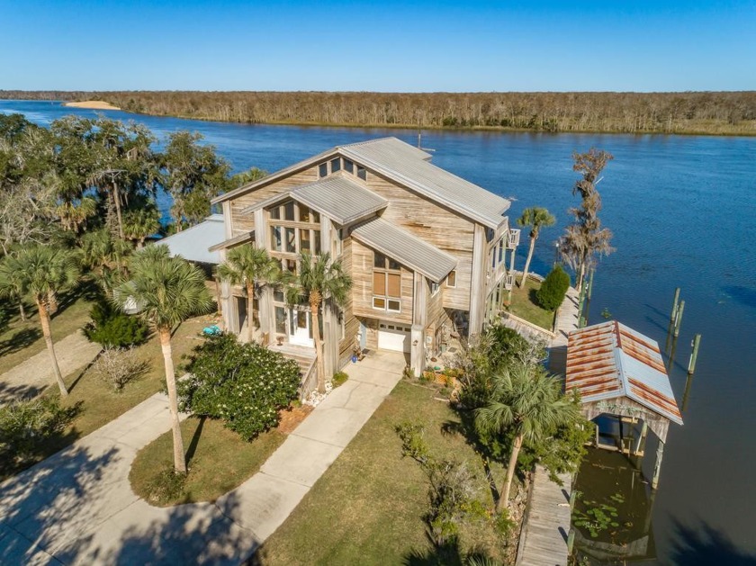 Remarkable cypress home on the Apalachicola River Intercoastal - Beach Home for sale in Apalachicola, Florida on Beachhouse.com